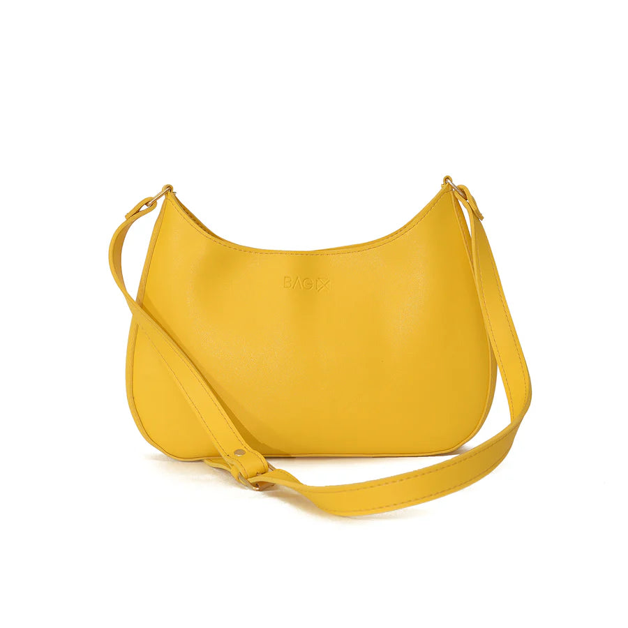 HALF MOON X BAG YELLOW