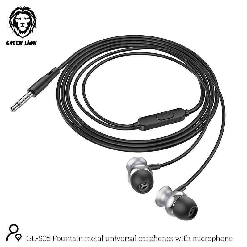 Green Lion Metal Earphone